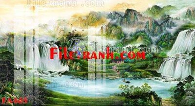 Tải file File gốc in bộ tranh decor treo tráng gương canvas FA465 (gốc) chủ đề tôn giáo