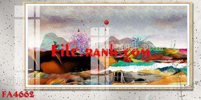 Tải file File gốc in bộ tranh decor treo tráng gương canvas FA4662 (gốc) in nhanh