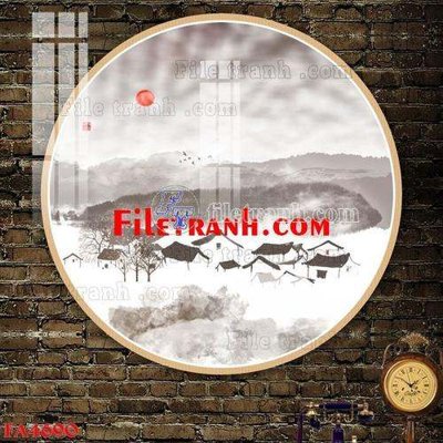 File in ấn File gốc in bộ tranh decor treo tráng gương canvas FA4690 (bản gốc) sắc nét