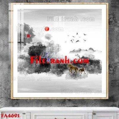 Tải file tranh File gốc in bộ tranh decor treo tráng gương canvas FA4691 (gốc) tại Filetranh.com