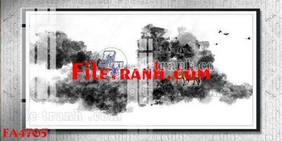 File gốc File gốc in bộ tranh decor treo tráng gương canvas FA4705 (vector) cho in ấn