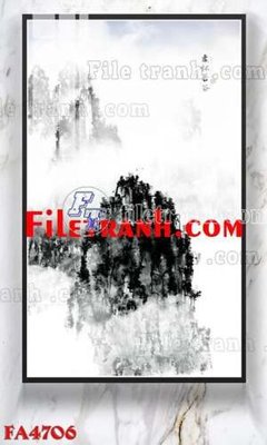 Tải file File gốc in bộ tranh decor treo tráng gương canvas FA4706 (gốc) làm tranh treo tường
