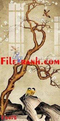 File tranh File gốc in bộ tranh decor treo tráng gương canvas FA472 (gốc) chủ đề trừu tượng