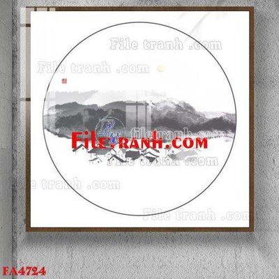 File in ấn File gốc in bộ tranh decor treo tráng gương canvas FA4724 chuyên nghiệp