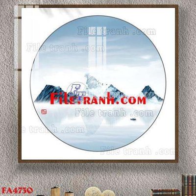 File gốc File gốc in bộ tranh decor treo tráng gương canvas FA4730 (chuẩn CMYK) cho nhà in
