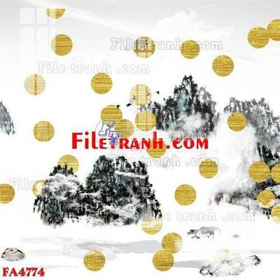 File ảnh gốc File gốc in bộ tranh decor treo tráng gương canvas FA4774 (chuyên in mica)