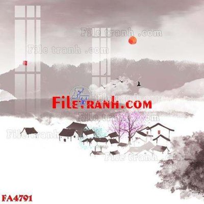 File gốc in ấn File gốc in bộ tranh decor treo tráng gương canvas FA4791 chất lượng vượt trội