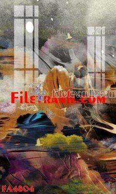 File gốc File gốc in bộ tranh decor treo tráng gương canvas FA4804 (chuẩn màu) cho in offset