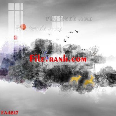 Mua file gốc File gốc in bộ tranh decor treo tráng gương canvas FA4817 (in ấn) tại Filetranh.com