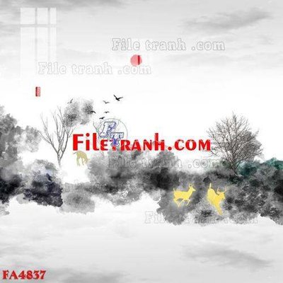 Ảnh gốc File gốc in bộ tranh decor treo tráng gương canvas FA4837 (độ nét cao) in tráng gương