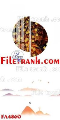 File in ấn File gốc in bộ tranh decor treo tráng gương canvas FA4860 (bản gốc) cao cấp