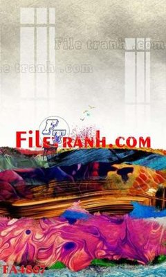 File tranh File gốc in bộ tranh decor treo tráng gương canvas FA4867 (bản gốc) trang trí văn phòng