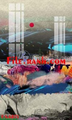 File ảnh File gốc in bộ tranh decor treo tráng gương canvas FA4871 (gốc) in decal dán tường