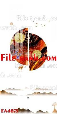 File PSD File gốc in bộ tranh decor treo tráng gương canvas FA4875 (gốc) tách lớp chi tiết