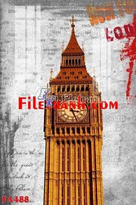 Chi tiết file ảnh File gốc in bộ tranh decor treo tráng gương canvas FA488 sắc nét