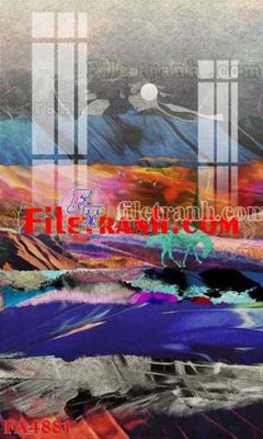 File in mica File gốc in bộ tranh decor treo tráng gương canvas FA4881 (ảnh gốc) đẹp