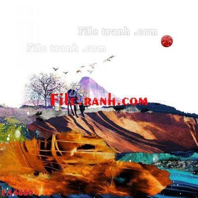 Download file File gốc in bộ tranh decor treo tráng gương canvas FA4886 (gốc) cho xưởng in