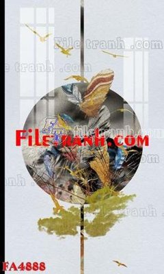 File gốc File gốc in bộ tranh decor treo tráng gương canvas FA4888 (trang trí) phòng ngủ