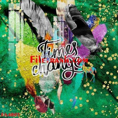 Ảnh gốc File gốc in bộ tranh decor treo tráng gương canvas FA4893 (độ nét cao) in mica