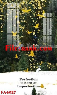 File PSD File gốc in bộ tranh decor treo tráng gương canvas FA4927 (gốc) cho designer