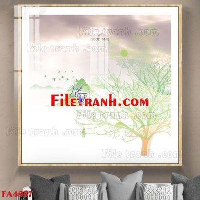 File gốc File gốc in bộ tranh decor treo tráng gương canvas FA4957 (chủ đề hiện đại) trang trí