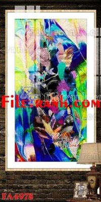 File gốc File gốc in bộ tranh decor treo tráng gương canvas FA4978 (dành cho quảng cáo)