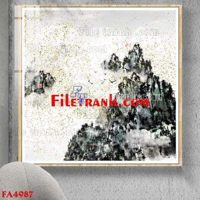 Tải file File gốc in bộ tranh decor treo tráng gương canvas FA4987 (gốc) in trên mọi chất liệu