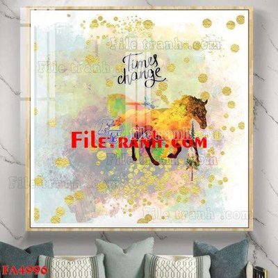 Download file gốc File gốc in bộ tranh decor treo tráng gương canvas FA4996 (in lụa) cao cấp