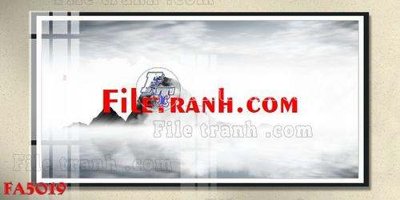 File ảnh File gốc in bộ tranh decor treo tráng gương canvas FA5019 (gốc) in poster