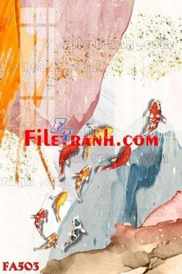 File gốc File gốc in bộ tranh decor treo tráng gương canvas FA503 (in tráng gương) hiện đại