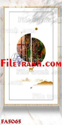 File gốc File gốc in bộ tranh decor treo tráng gương canvas FA5065 (thiết kế) cho in ấn