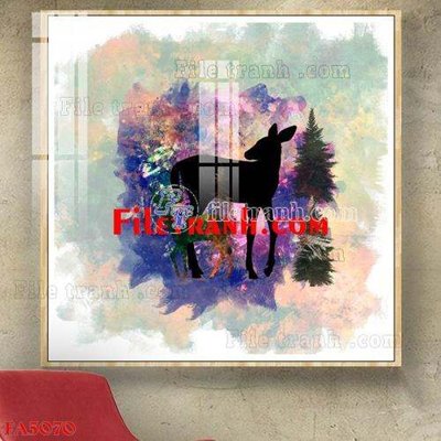 File ảnh File gốc in bộ tranh decor treo tráng gương canvas FA5070 (gốc) cho trang trí nội thất