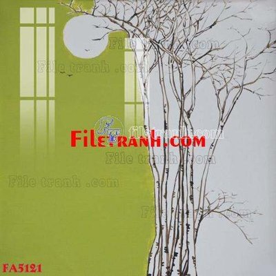 File tranh trang trí File gốc in bộ tranh decor treo tráng gương canvas FA5121 (file gốc)