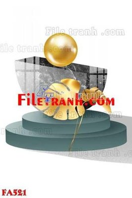 File tranh in mica File gốc in bộ tranh decor treo tráng gương canvas FA521 (độ phân giải cao)