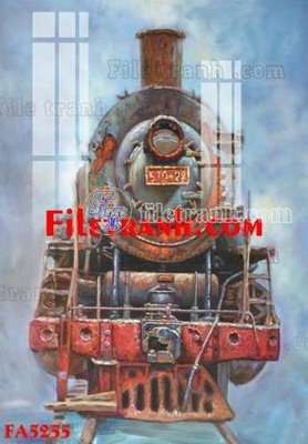 File in ấn File gốc in bộ tranh decor treo tráng gương canvas FA5255 (bản gốc) chất lượng cao