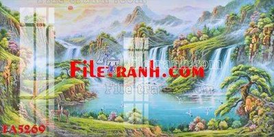 File ảnh File gốc in bộ tranh decor treo tráng gương canvas FA5269 (gốc) in PP, decal