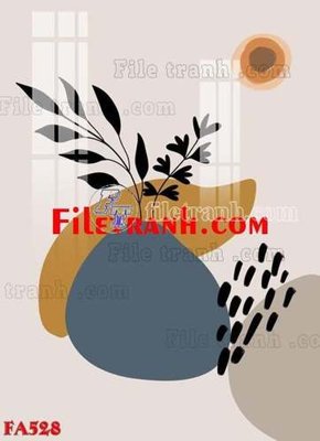 Ảnh gốc file in lụa File gốc in bộ tranh decor treo tráng gương canvas FA528 chi tiết
