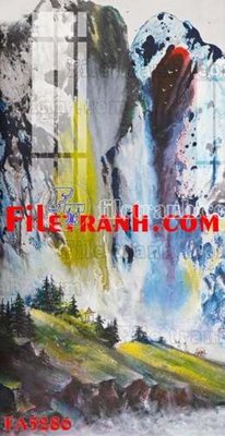 File tranh trang trí File gốc in bộ tranh decor treo tráng gương canvas FA5286 (file gốc)