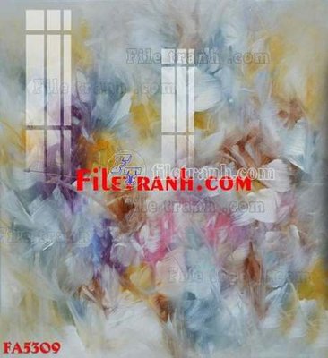 File tranh ảnh gốc File gốc in bộ tranh decor treo tráng gương canvas FA5309 dùng cho in khổ lớn