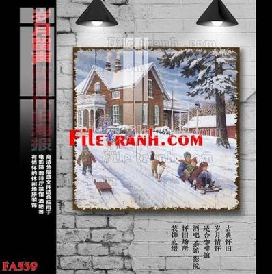 File in ấn cao cấp File gốc in bộ tranh decor treo tráng gương canvas FA539 (file gốc)
