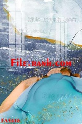 File gốc File gốc in bộ tranh decor treo tráng gương canvas FA5416 (in tráng gương) nghệ thuật