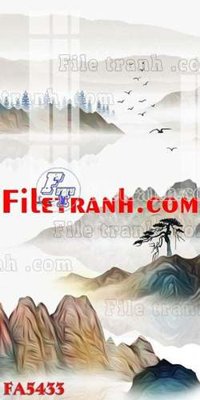 File tranh File gốc in bộ tranh decor treo tráng gương canvas FA5433 (gốc) chủ đề thành phố