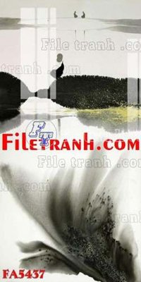 File tranh File gốc in bộ tranh decor treo tráng gương canvas FA5437 (bản gốc) treo tường