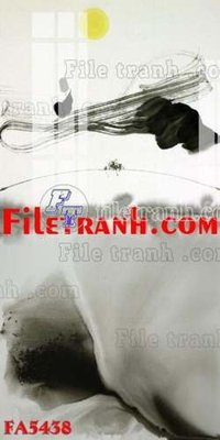File in trần File gốc in bộ tranh decor treo tráng gương canvas FA5438 (file gốc) xuyên sáng