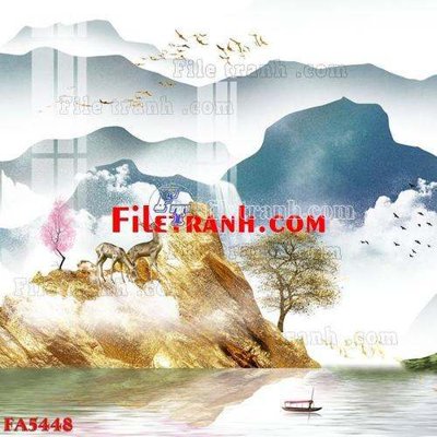 Tải file PSD File gốc in bộ tranh decor treo tráng gương canvas FA5448 (nguyên layer) để in