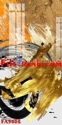 File gốc File gốc in bộ tranh decor treo tráng gương canvas FA5462 (in lụa) chi tiết cao