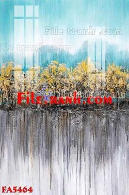 File gốc File gốc in bộ tranh decor treo tráng gương canvas FA5464 (phiên bản chuẩn) để in ấn