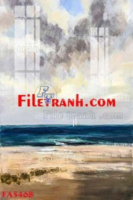 File gốc in mica File gốc in bộ tranh decor treo tráng gương canvas FA5468 chất lượng