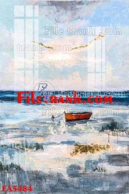 File gốc File gốc in bộ tranh decor treo tráng gương canvas FA5484 (in lụa) hoa văn cổ điển