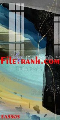 File gốc File gốc in bộ tranh decor treo tráng gương canvas FA5505 (in ấn) không giới hạn